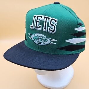 Vintage Collection New York Jets NFL Mitchell Ness Diamond Cut Snapback Hat Cap